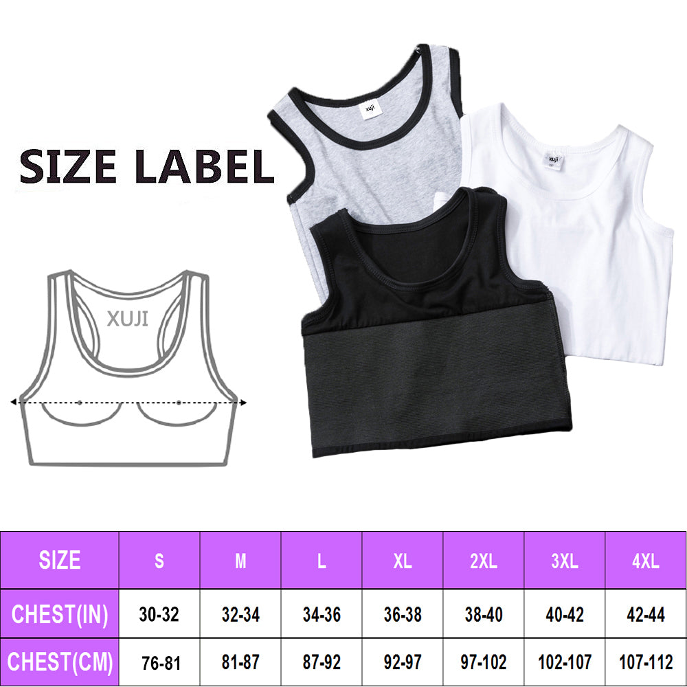 XUJI Breathable Odell Cotton Chest Binder - XUJI Srore