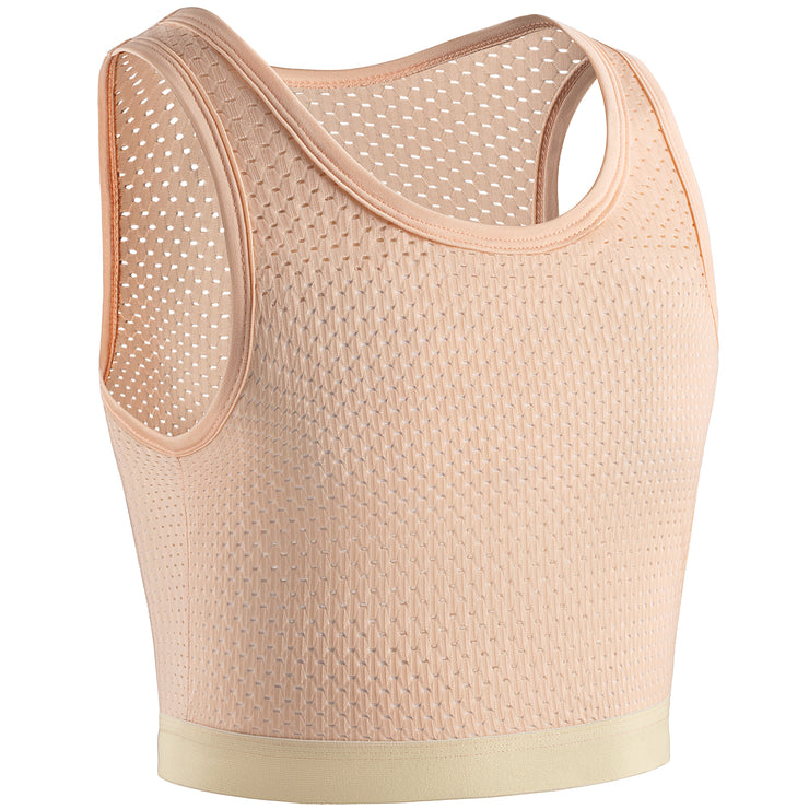 Transgender FTM Trans Breathable Half Chest Binder