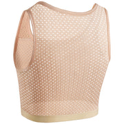 Transgender FTM Trans Breathable Half Chest Binder