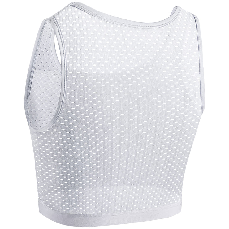 Transgender FTM Trans Breathable Half Chest Binder