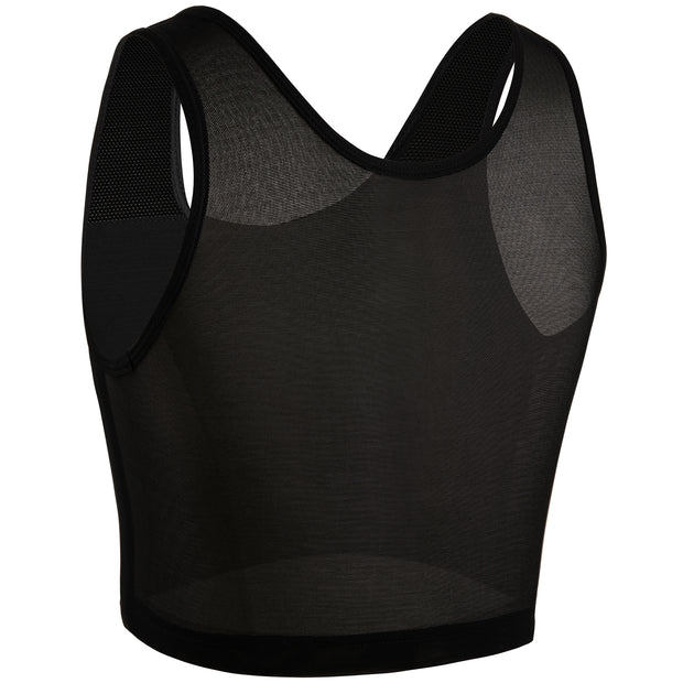 Transgender FTM Trans Breathable Half Chest Binder Compression Bra