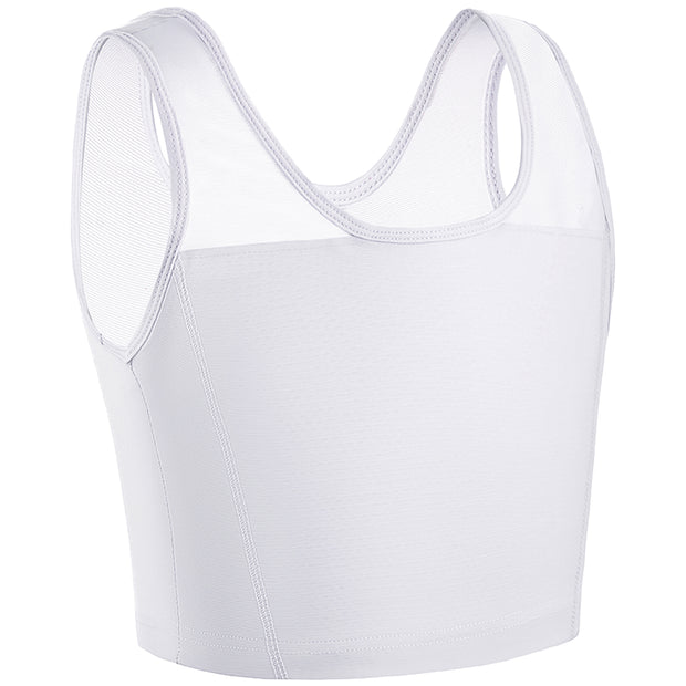 Transgender FTM Trans Breathable Half Chest Binder Compression Bra