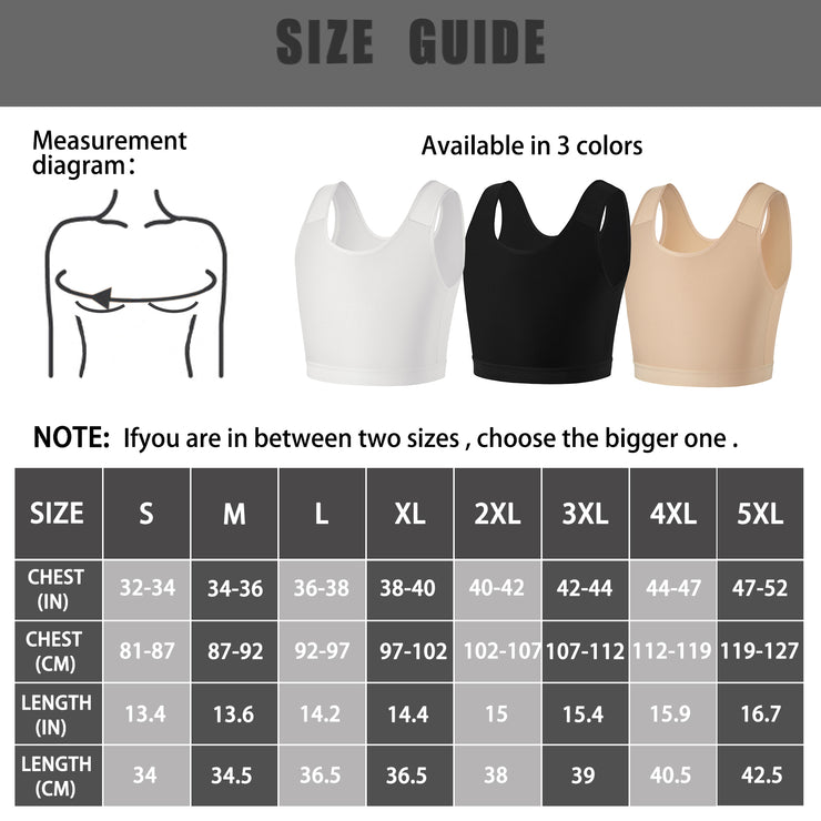 Breathable Half Chest Binder for Transgender FTM Pullover Binder