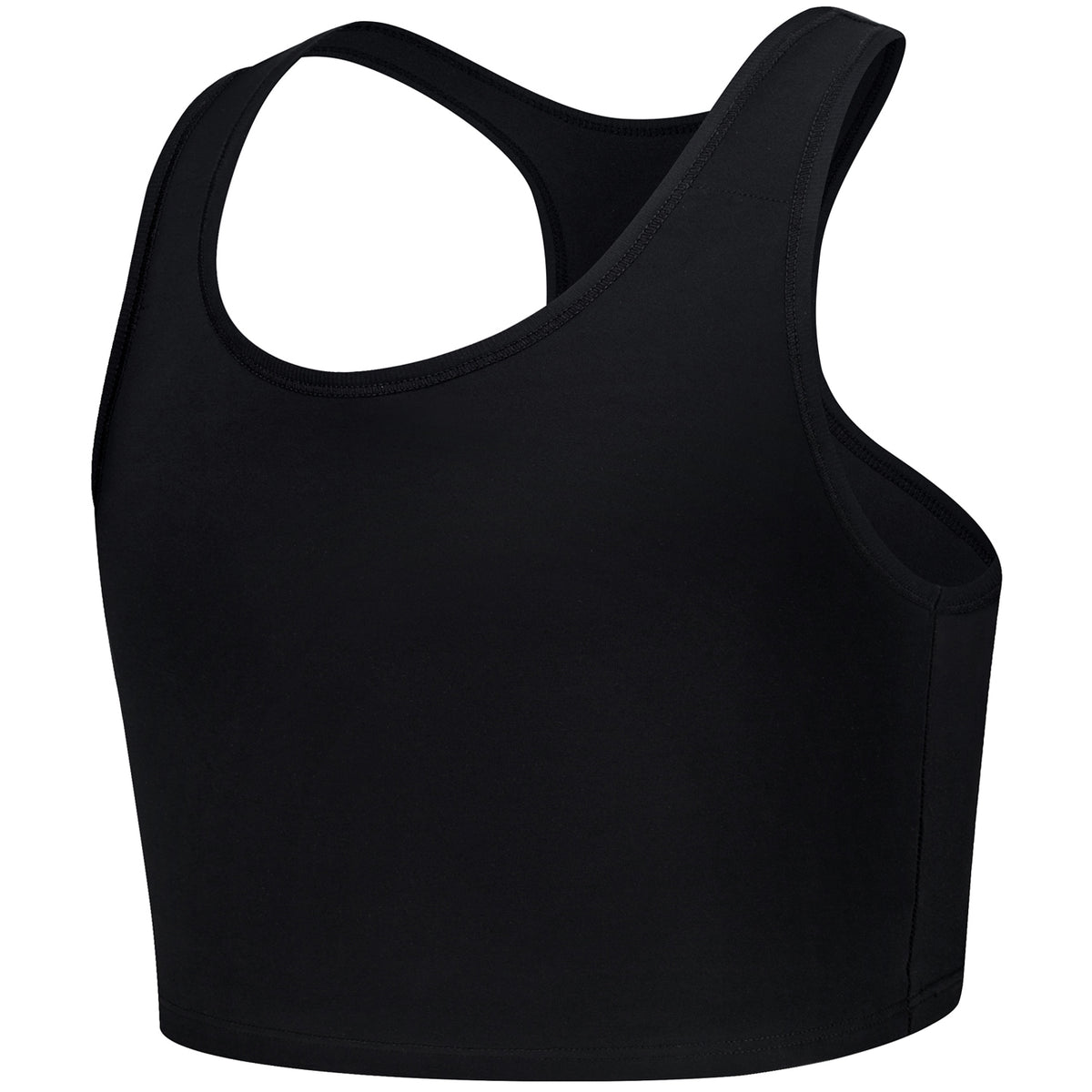Transgender FTM Breathable Half Chest Binder Tank Top