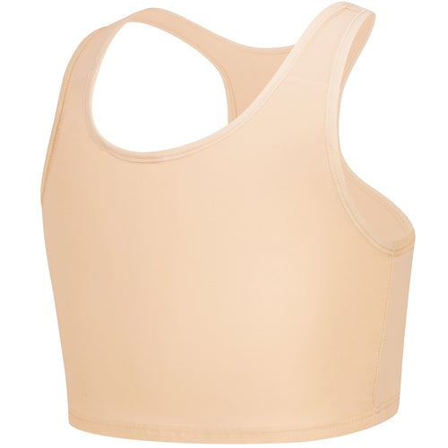 Transgender FTM Breathable Half Chest Binder Tank Top
