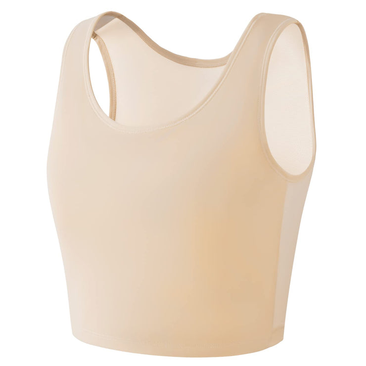 Chest Binder Transgender FTM Half Pullover Tank Top Compression Bra