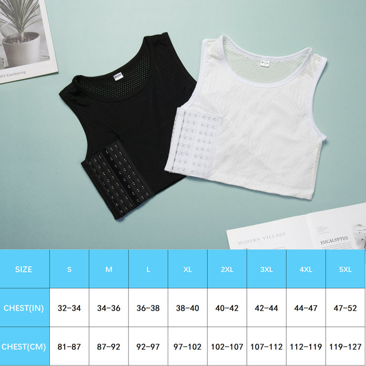 XUJI Half Chest Binder Tank Top - XUJI Srore