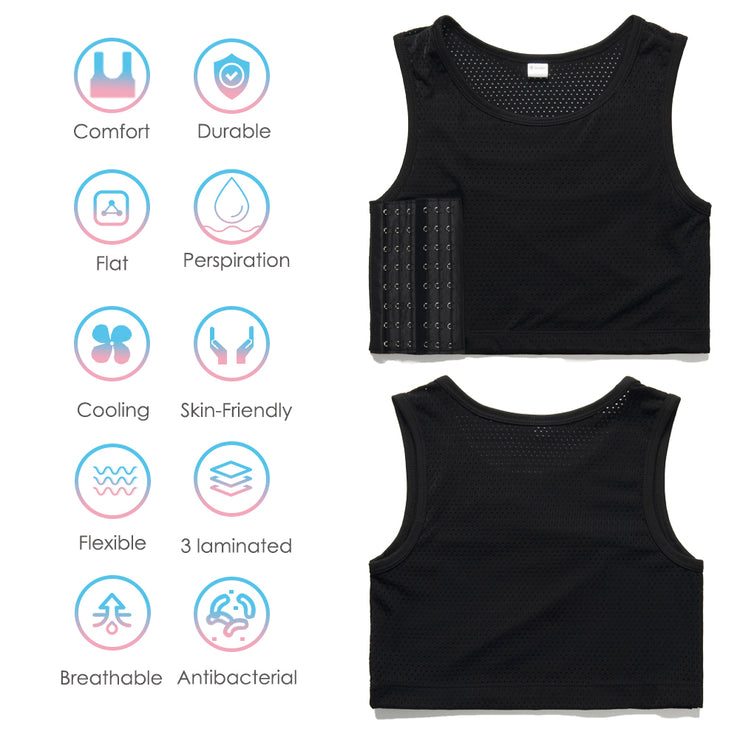 XUJI Half Chest Binder Tank Top - XUJI Srore