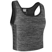 Breathable Yoga Cotton Lined Power Chest Binder Tank-Tomboys