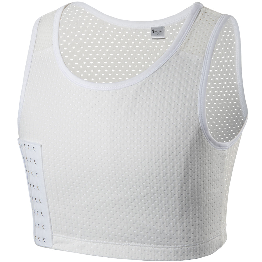 Transgender FTM Tomboy Breathable Half Chest Binder Tank Top